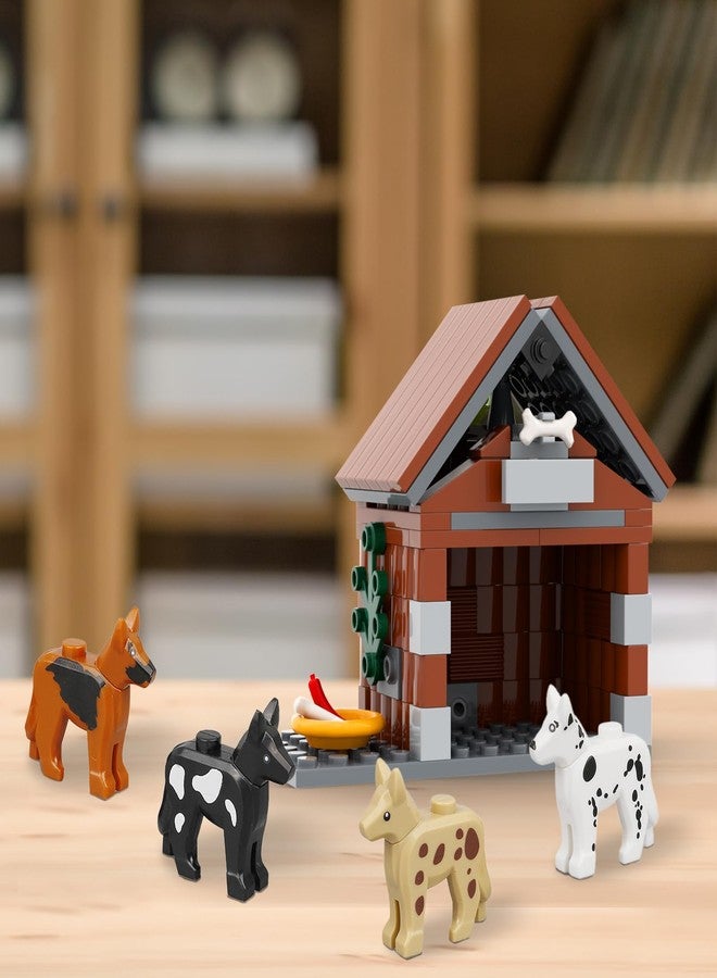 PIPART Farm Animals Dog House Building Blocks Set, MOC Animal Kennel Toy Set for Kids, Girls and Boys Ages 8+ (109 Pieces) - Image 5